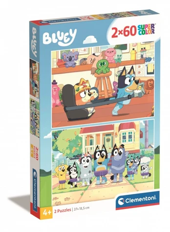 Puzzles 2x60 elements Bluey