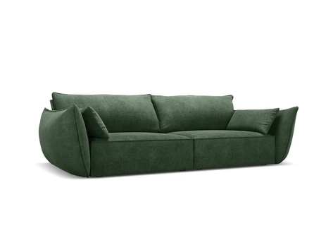 Sofa Vanda, 3 sėdimos vietos, žalio butelio sp.
