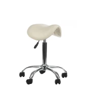 Meistro kėdutė COSMETIC BEAUTY STOOL SINGLE CREAM kaina