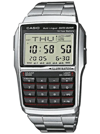 Laikrodis MĘSKI CASIO VINTAGE DATABANK DBC-32D-1ADF (zd162b)