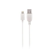 Maxlife cable USB - Lightning 0,5 m 2A white kaina