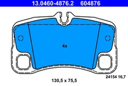 ATE 13.0460-4876.2 Brake pad set