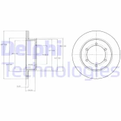 DELPHI BG4218 Brake Disc kaina