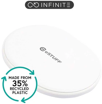 eSTUFF INFINITE (GRS) Wireless Charger Pad 15W. Baltas