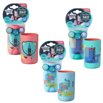 TOMMEE TIPPEE puodelis-gertuvė 360°, raudona, nuo 12 mėn.