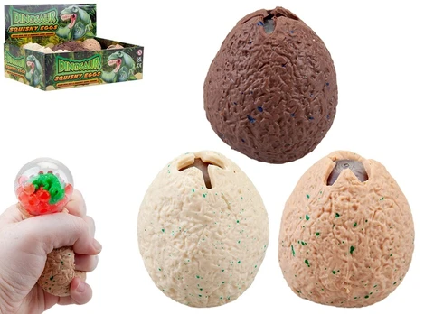 DINOSAUR antistresinis žaislas Squishy Dino Egg, asort., 543435