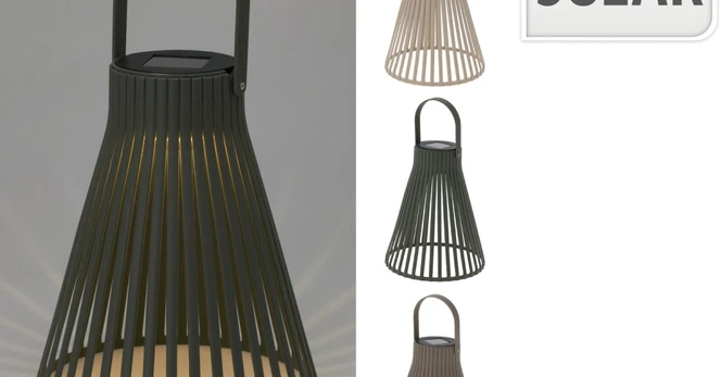 Pakabinamas žibintas SOLAR, aukštis 18 cm, plotis 15 cm