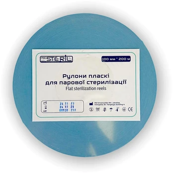 ProSteril Sterilizavimo vokai autoklavui 100mm 200m rulone