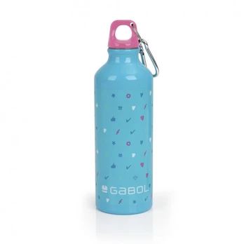 Gertuvė Gabol Confetti, rožinė/žydra, aliuminis, 0.5 l