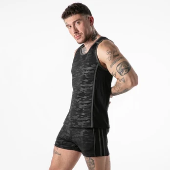 LOCKER GEAR - FULL MILITARY ACCESS TANKTOP BLACK S