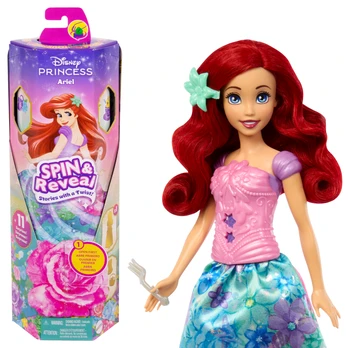 Disney Princess - Spin &amp; Reaveal Ariel Doll (HTV88)