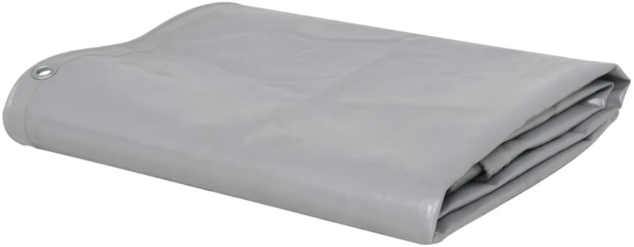 Tentas, pilkos spalvos, 650g/m², 6x8m