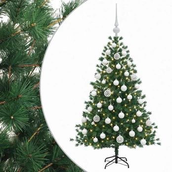 Dirbtinė kalėdinė eglutė su rutuliuku 150 cm 150 LED