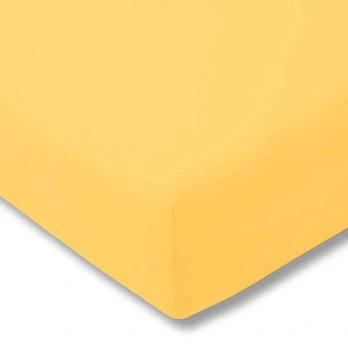 Sheet - JERSEY - size 140x70 - YELLOW