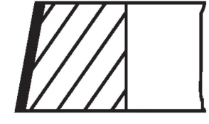 MAHLE 038 14 N0 Piston ring set kaina