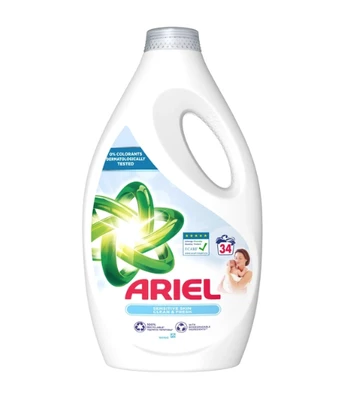 Skystas skalbiklis Ariel Sensitive, 34 skalbimų, 1,7 l