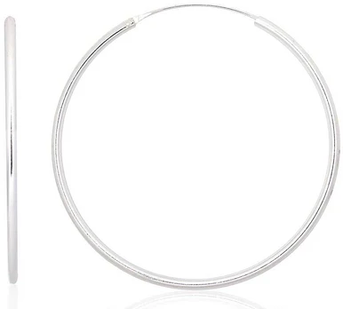 Sidabriniai auskarai –žiedai - 60 mm. - 5.4 g.