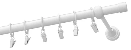 Karnizas Olimp Luna, 400 cm, Ø 19 mm, balta