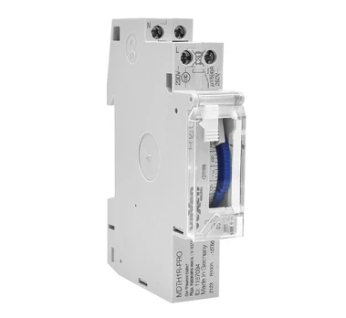 MDTH1R analoginis programuojamas laikrodis su akumuliatoriumi 100h, 1NO, 16A, AC230V