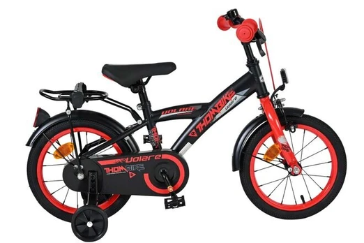 Vaikiškas dviratis Volare Thombike 14", juodas, Rood