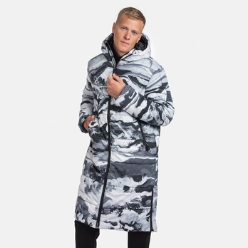 Huppa Vyriškas paltas HARTO 1, dark gray pattern