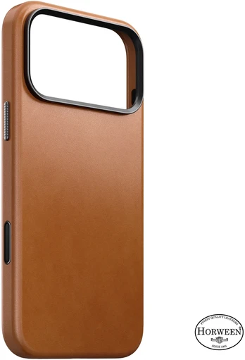 Burga Nomad Traditional Odinis dėklas, saddle (Horween) – iPhone 18 Pro Max/17 Pro Max