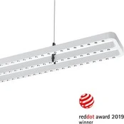 LED pakabinamas šviestuvas "Small Line", jutiklis, 126 cm, baltas