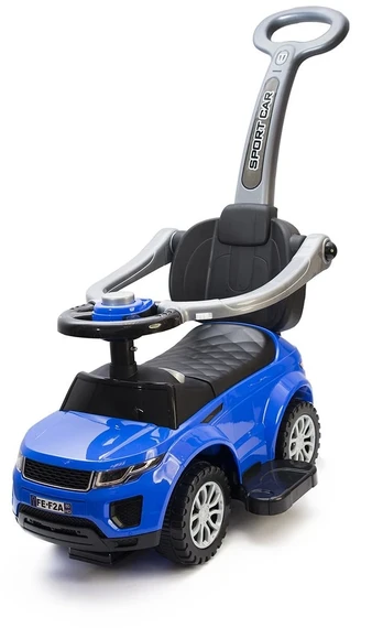 Paspiriamas automobiliukas 2in1 – mėlynas
