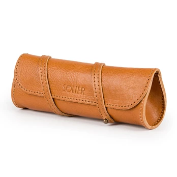Leather men s pen case SA12 DEEP RED