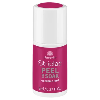 Alessandro STRIPLAC PEEL OR SOAK nagų lakas BUBBLE GUM 8 ml