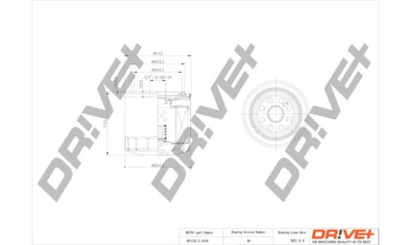 Alyvos filtras Dr!ve+ DP1110.11.0144