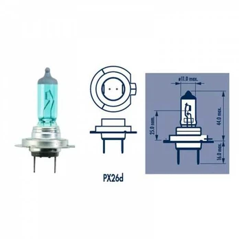 Narva Lemputė 85W 12V PX26d H7 Range Power Baltas+