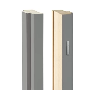 Durų stakta Classen, 206.5 cm x 9 cm x 3 cm, kairinė, pilka