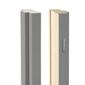 Durų stakta Classen, 206.5 cm x 9 cm x 3 cm, kairinė, pilka kaina