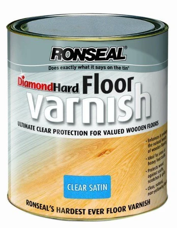 Medinių grindų lakas RONSEAL DIAMOND, pusiau matinis, bespalvis, 2,5 l