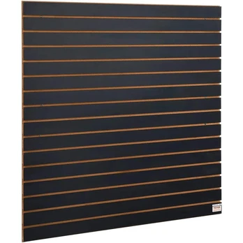Skersinės plokštės garažo sienoms, 24x48 colių, 2 vnt., juodos