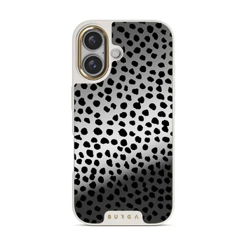 Almond Latte - Cute iPhone 16 Case, Elite Mirror Light (MagSafe) / Gold