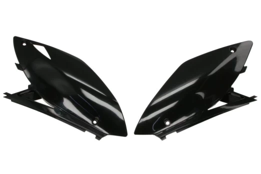 Side panels, colour Black fits: KAWASAKI KX 250 2009-2012