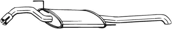 Galinis duslintuvas BOSAL 279-461