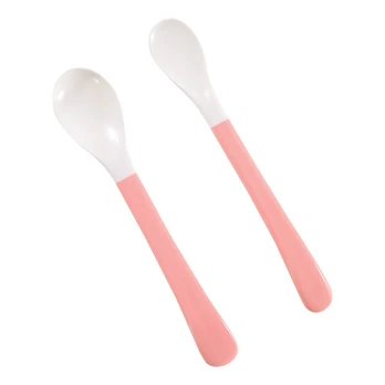 Šaukšteliai kūdikiams Lorelli Pink, 6+ mėn., 2 vnt.