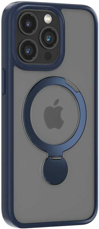 Dėklas TelForceone Comma case Joy Shark Mag for iPhone 15 Plus mėlynas