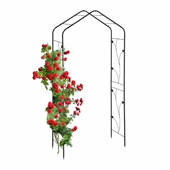 Bonideco Juodas Metal Rose Arch