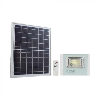 V-tac 16W LED prožektorius su saulės baterija, baltas, 6400K