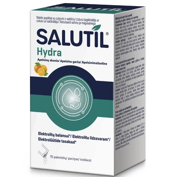 Elektrolitų balansui SALUTIL HYDRA, 15 pak.