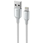 Swissten Textile II USB - Lightning Data and Charging cable 1.5m kaina