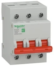 Switch-disconnector | Poles: 3 | for DIN rail mounting | 100A | IP20