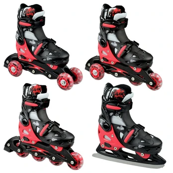 Riedučiai 4 in 1 Raven Singer Black/Red