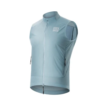 Rockbros YDMJ003 Windproof Vest Spring Autumn Size L - Mėlyna
