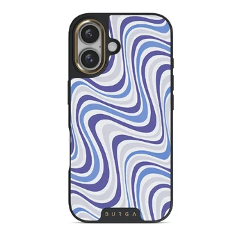 Stay Groovy - iPhone 16 Case, Elite Dark (MagSafe) / Gold