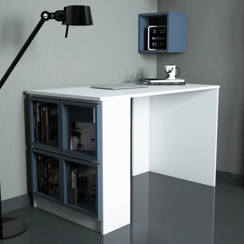 Stalas Kalune Design Box 845HCT3816, mėlynas/baltas